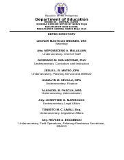 division nueva ecija|Division Office Directory .